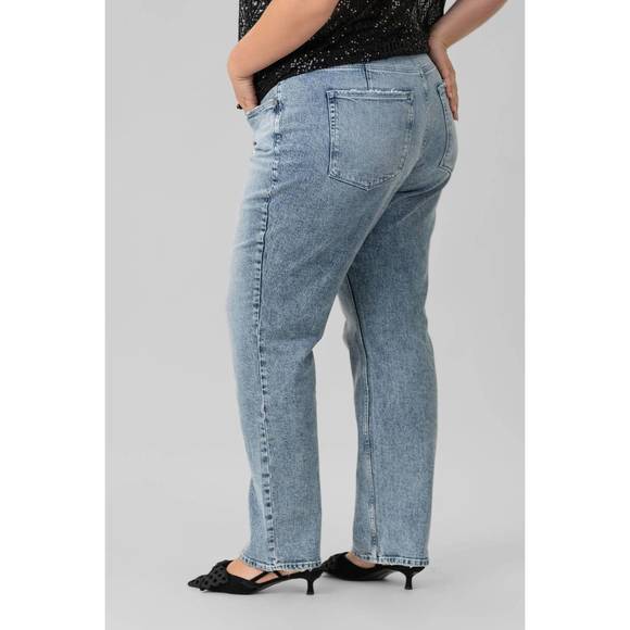 NEW GOOD AMERICAN good 90s jeans in indigo - Picture 3 of 3